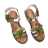 Laura Vita Ballon Sandals Beige
