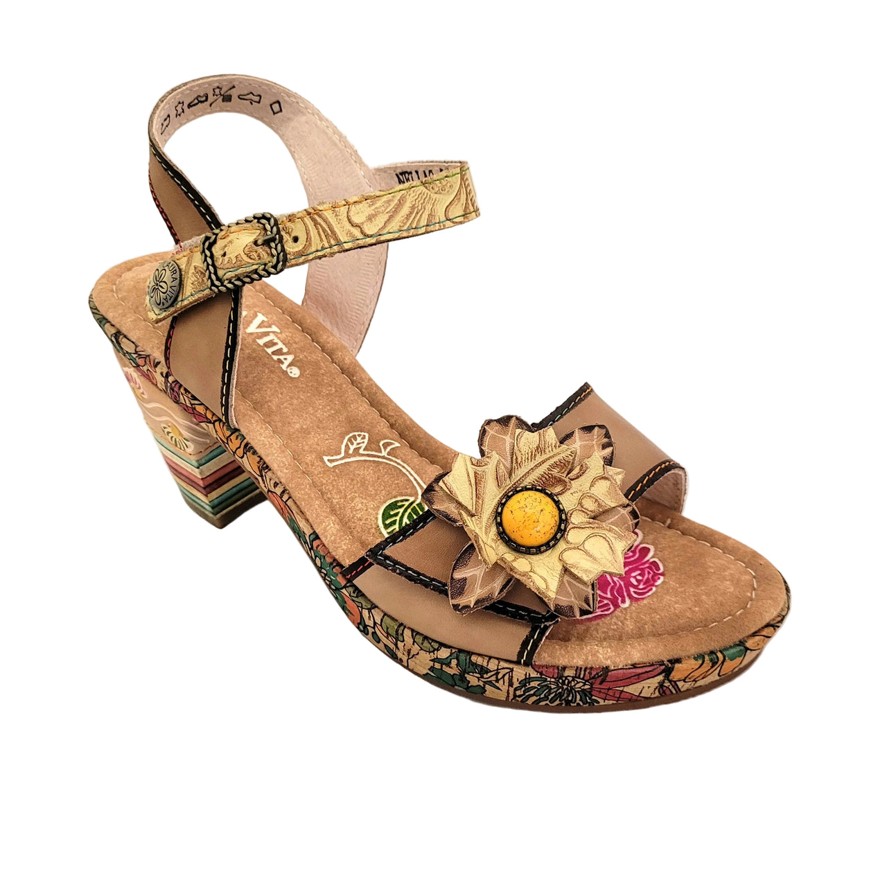 Laura Vita Nellao Heels Beige