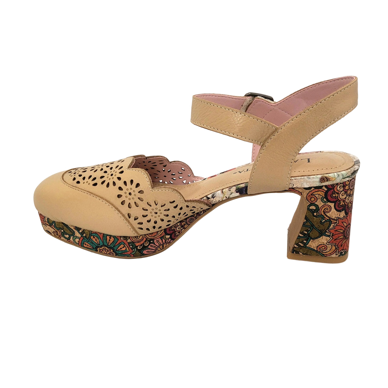 Laura Vita Theao Heels Beige