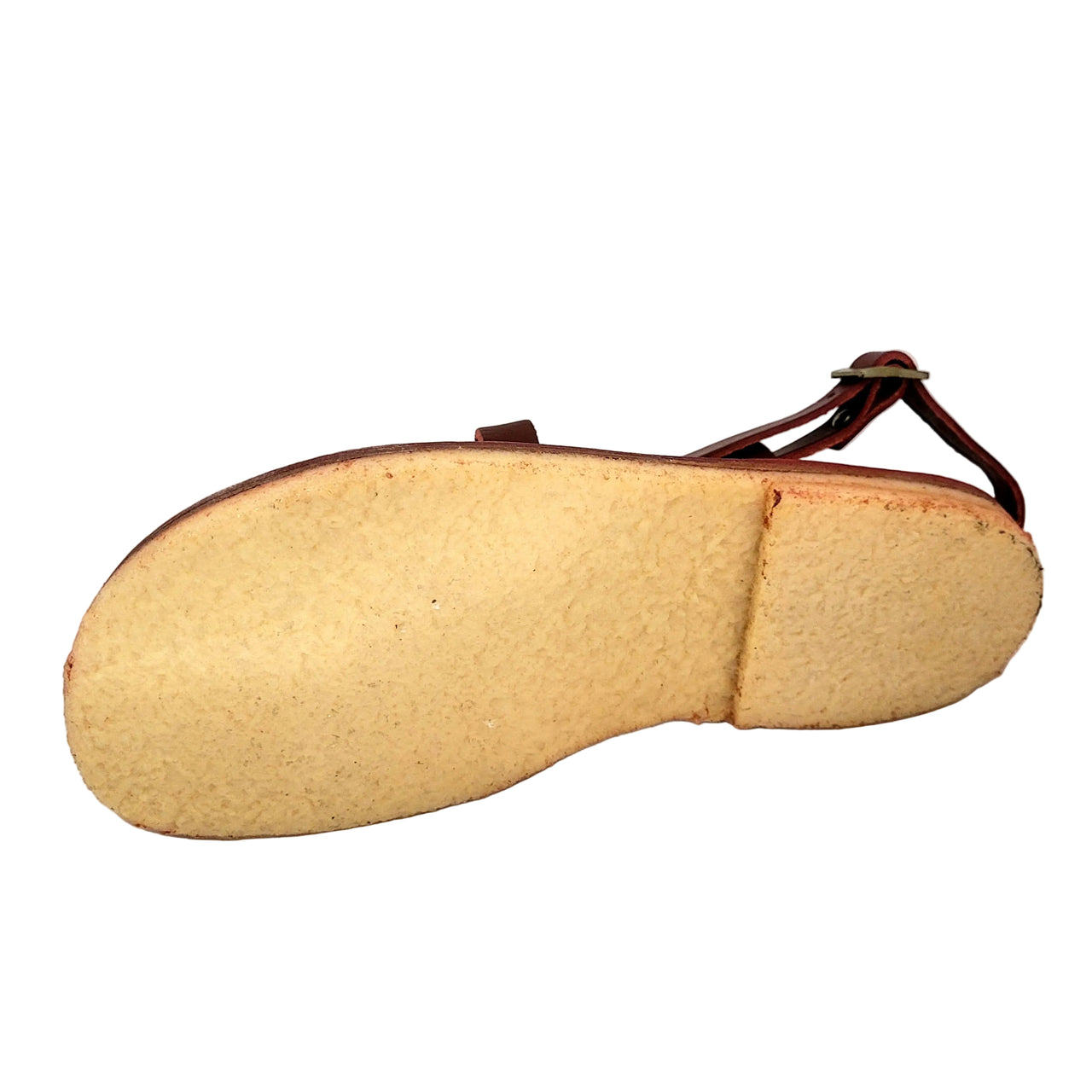 Underside of the Duckfeet Bornholm sandal showing the flat, pale sole