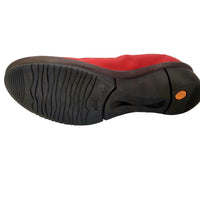 REM822SOF Red Leather Ballet Flat