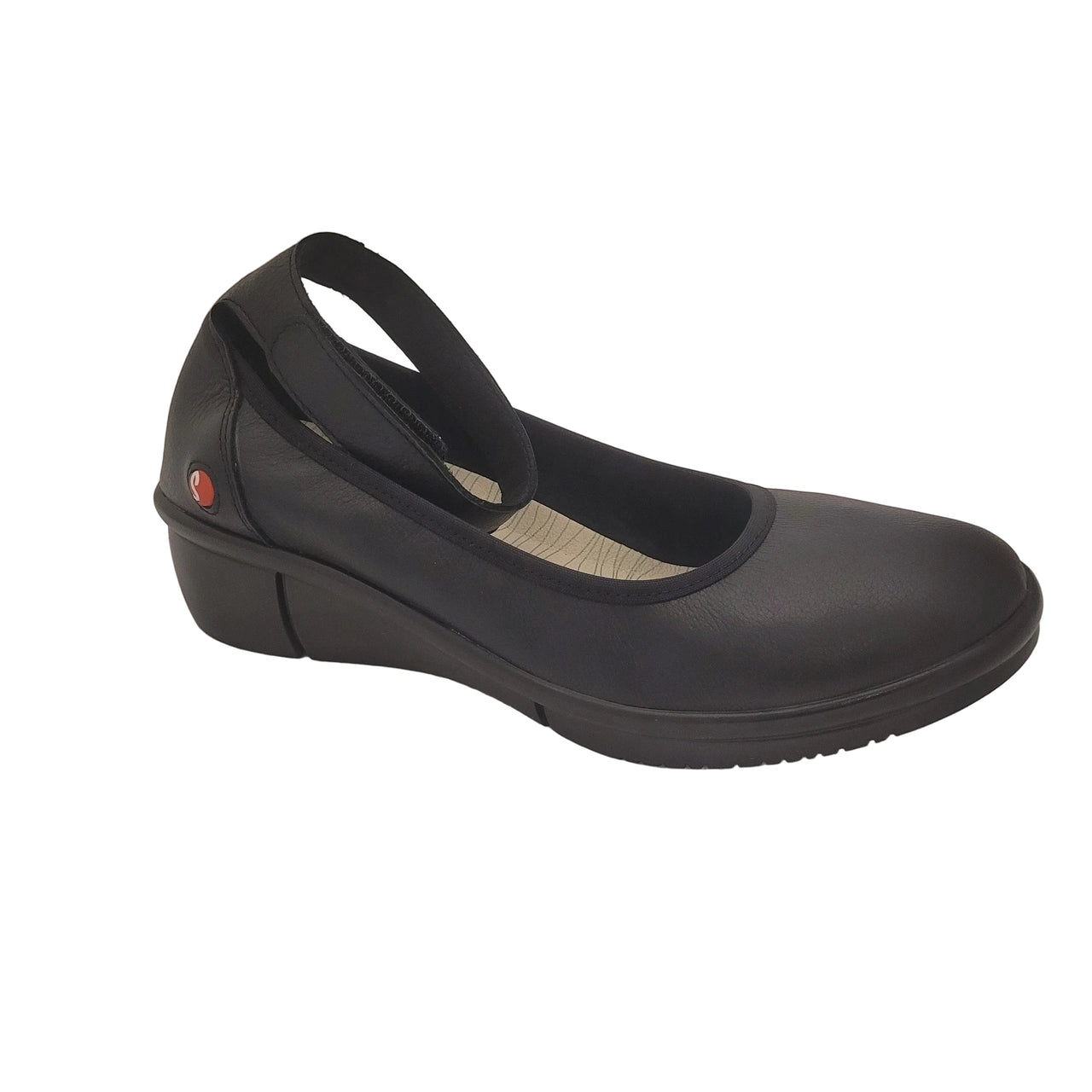 ROOP828SOF Black Leather Shoes