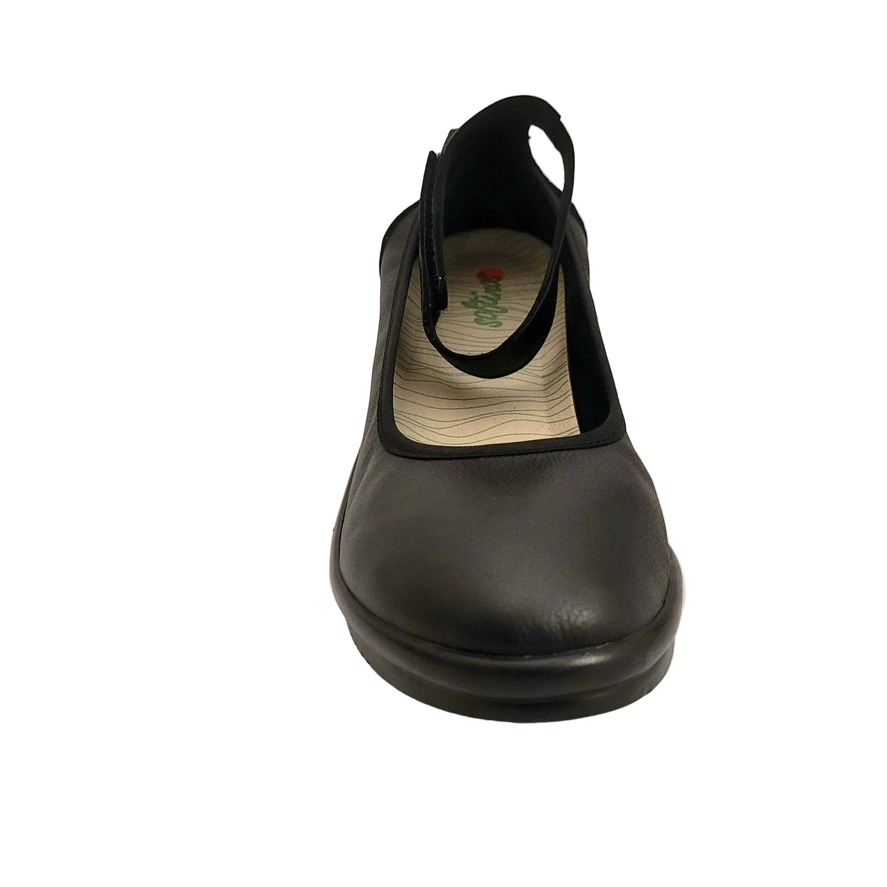 ROOP828SOF Black Leather Shoes