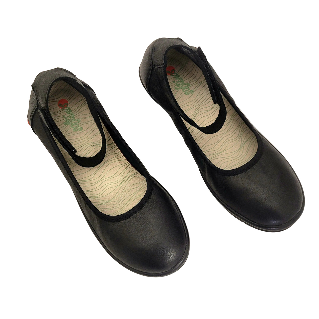 ROOP828SOF Black Leather Shoes