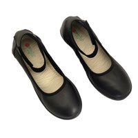 ROOP828SOF Black Leather Shoes