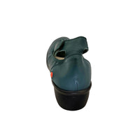 ROOP828SOF Petrol Leather Shoes