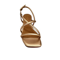 Lottie Soft Gold Leather Sandals