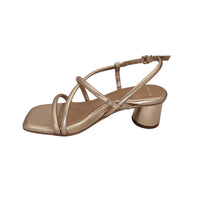 Lottie Soft Gold Leather Sandals