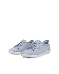 ECCO Soft 2.0 Dusty Blue Nubuck Leather