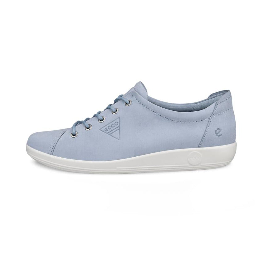 ECCO Soft 2.0 Dusty Blue Nubuck Leather