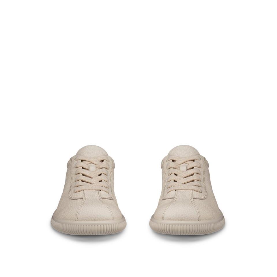 ECCO Soft Zero Limestone Leather Sneakers