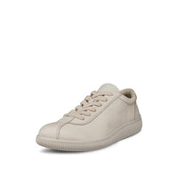 ECCO Soft Zero Limestone Leather Sneakers