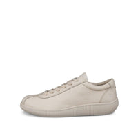 ECCO Soft Zero Limestone Leather Sneakers