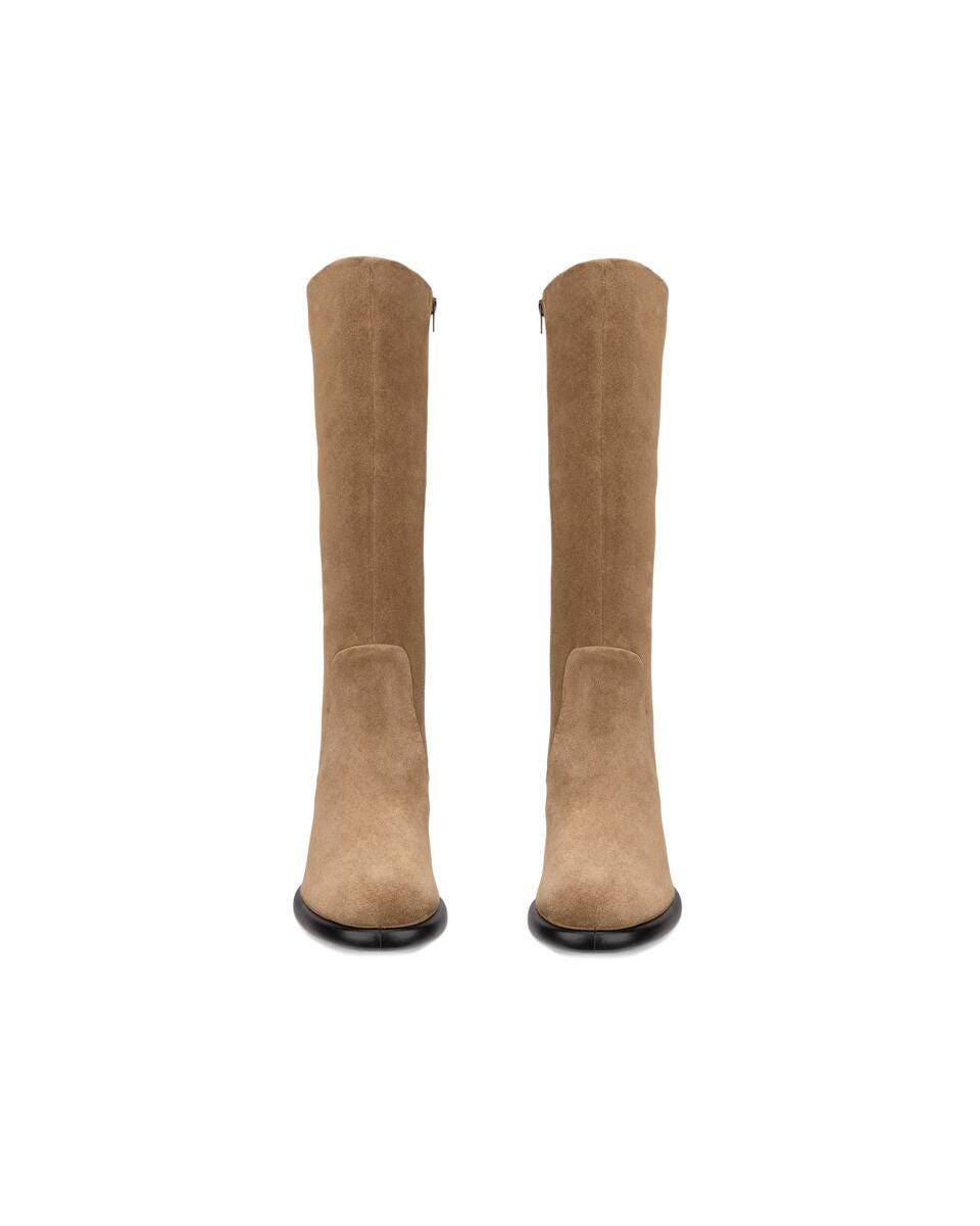 ECCO Sculpted LX55 Boot Camel Suede Leather
