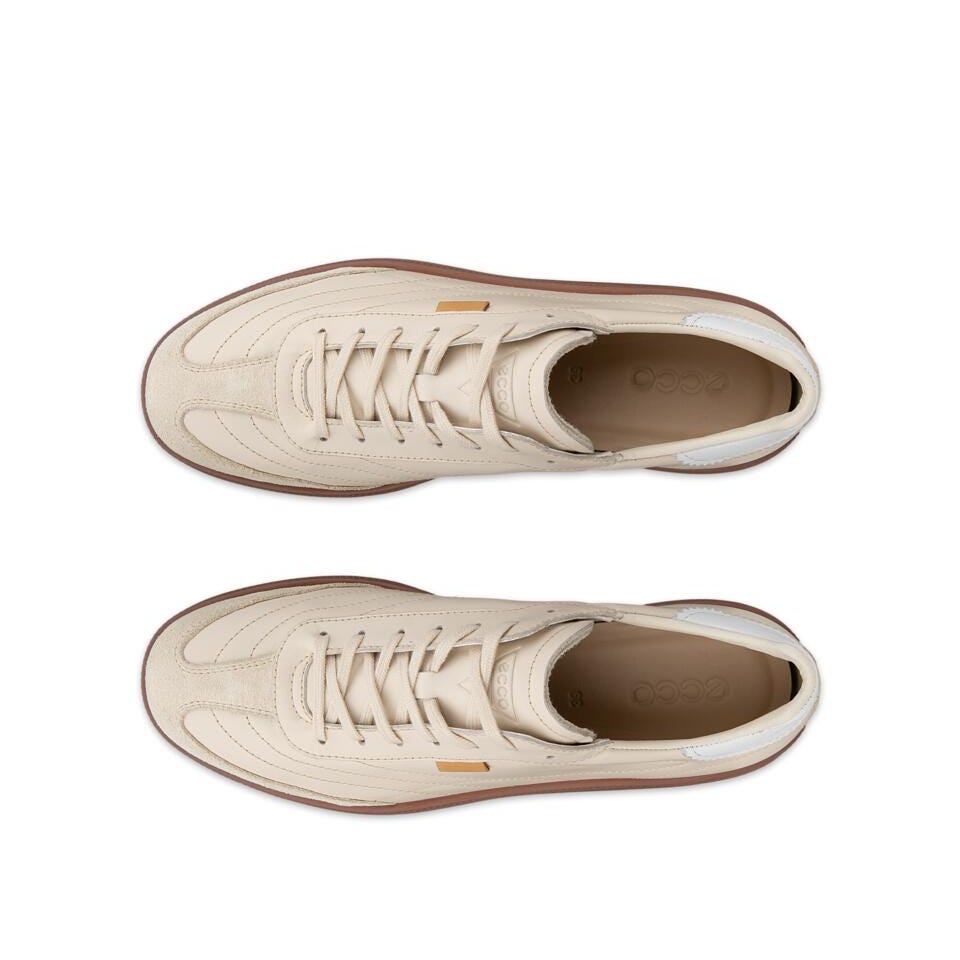 ECCO Soft 11 Limestone Leather Sneakers