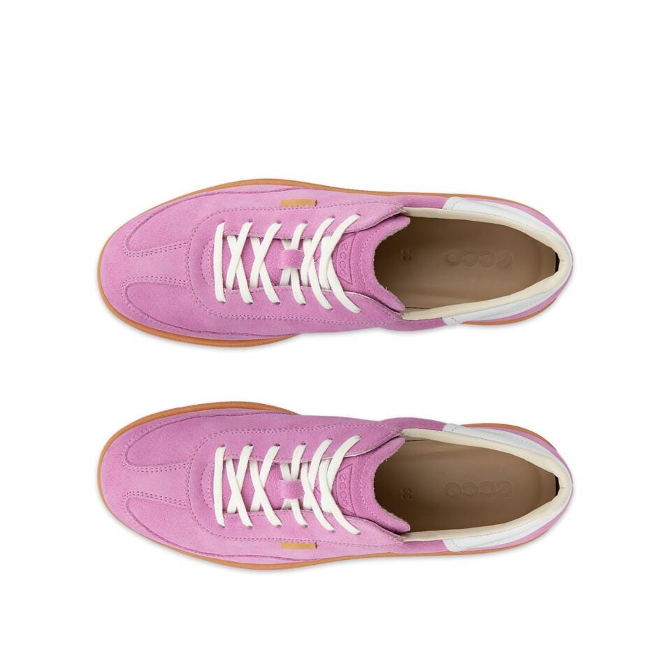 ECCO Soft 11 Lilac Leather Sneakers
