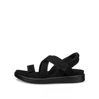 ECCO Soft Black Leather Sandals