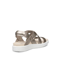 ECCO Soft Sandal Cross Strap Cashmere Leather