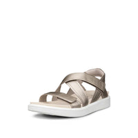 ECCO Soft Sandal Cross Strap Cashmere Leather