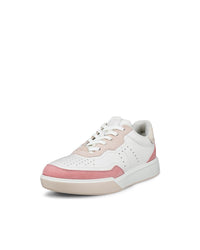 ECCO Street Court Rose White