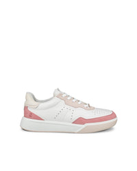 ECCO Street Court Rose White