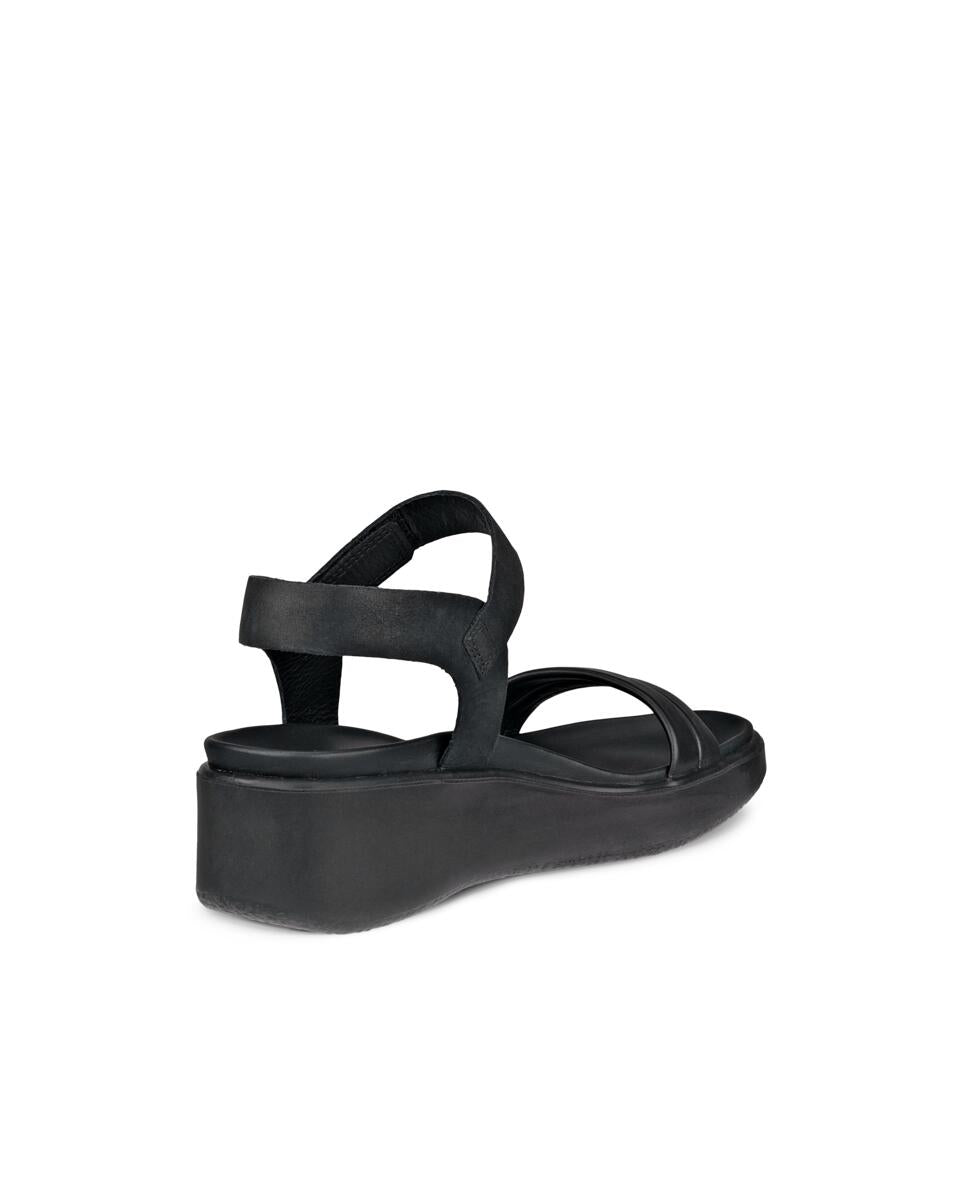 ECCO flowt wedge lx women's sandal Black