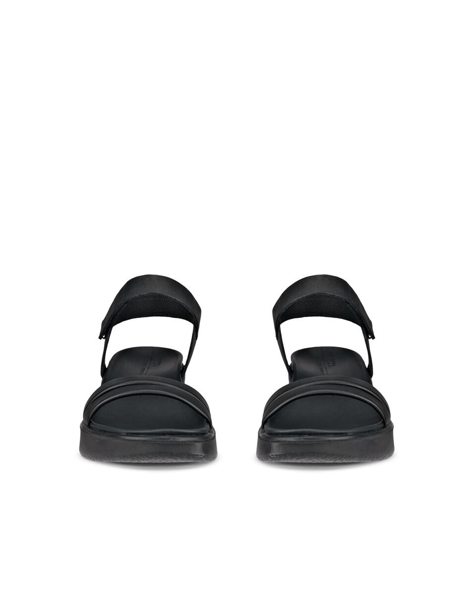 ECCO flowt wedge lx women's sandal Black