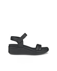 ECCO flowt wedge lx women's sandal Black