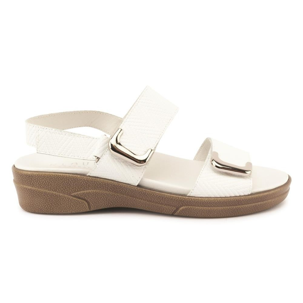 Klouds Elegance Luxe White Orthotic Sandal