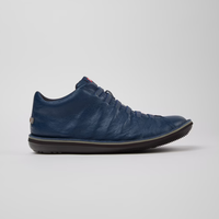 Camper Beetle Navy Leather Shoes