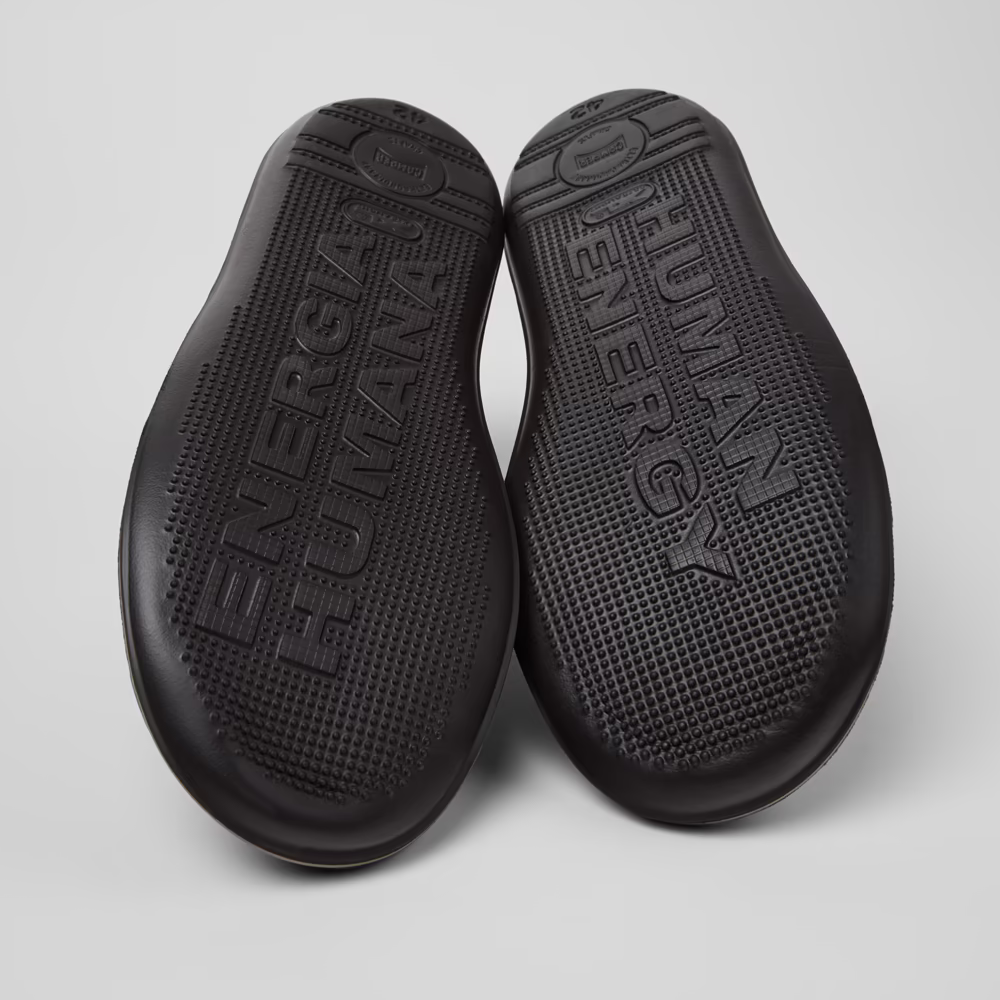 Camper Beetle Navy Leather Shoes