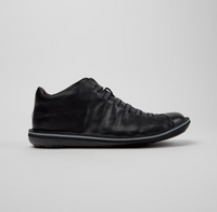 Camper Beetle Black Leather Shoes