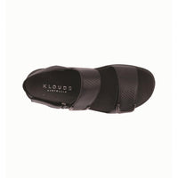 Klouds Elegance Luxe Black Orthotic Sandal