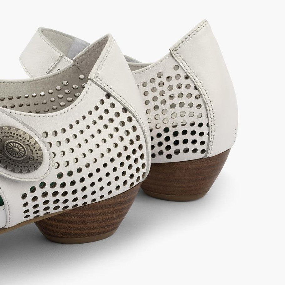 Klouds Darlene White Dress Shoe | Orthotic firendy