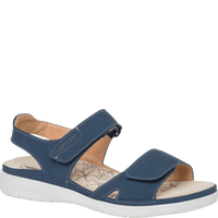 Ganter Gina Sandal Ink Leather Non Slip Wide(G) Fit