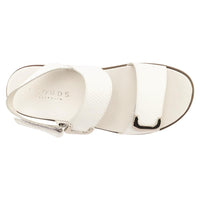 Klouds Elegance Luxe White Orthotic Sandal