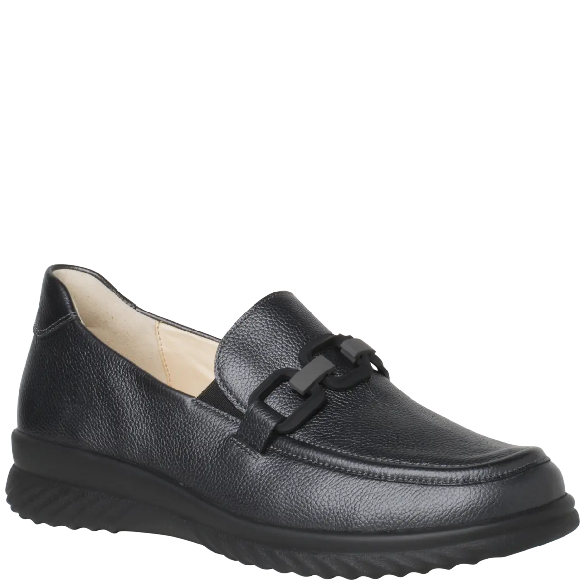 Ganter Heike Slip-on Flat Dark Grey Wide(H) Fit