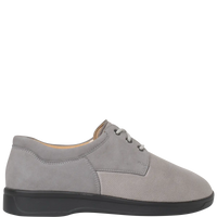 Ganter Karin Laceup Graphite Leather Wide Fit