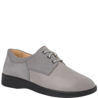 Ganter Karin Laceup Graphite Leather Wide Fit