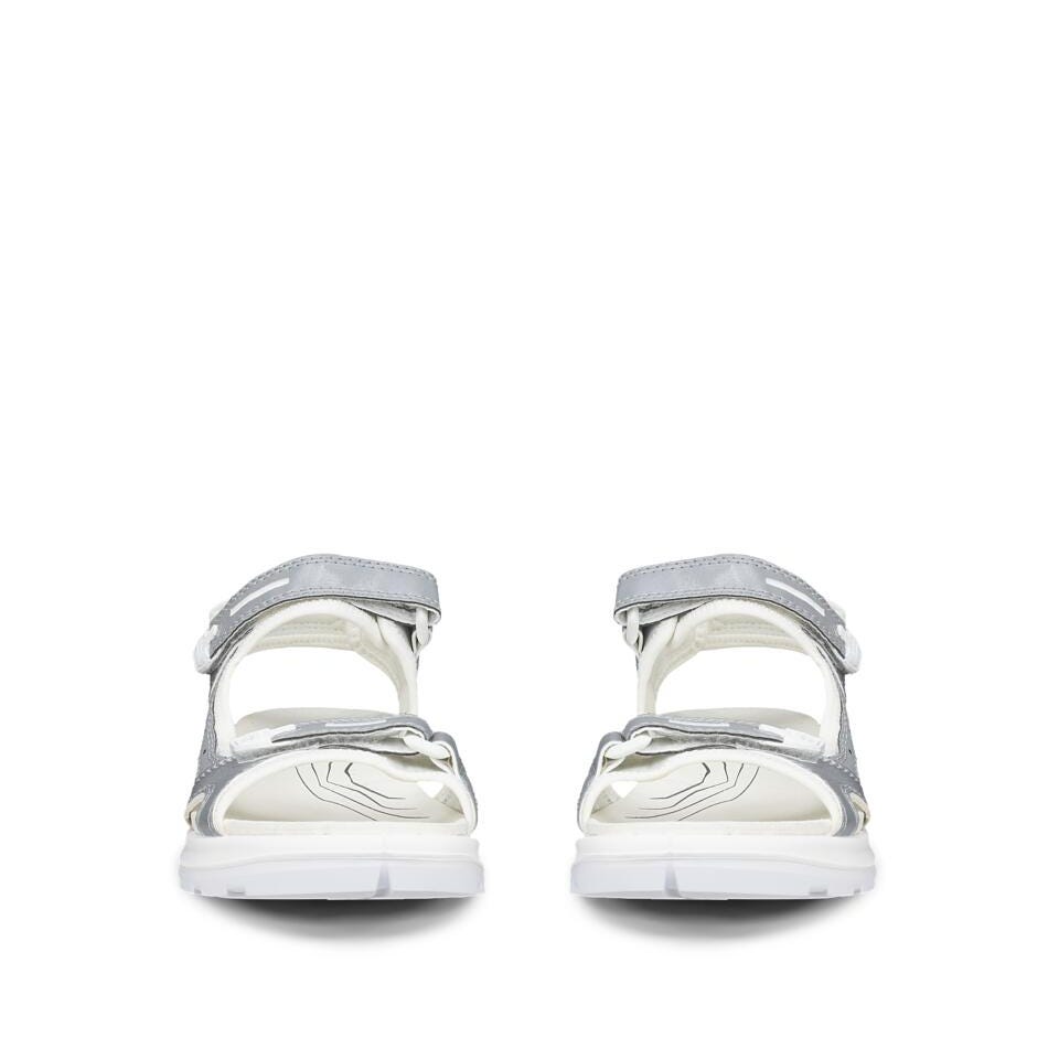 ECCO Offroad Silver Leather Sandals