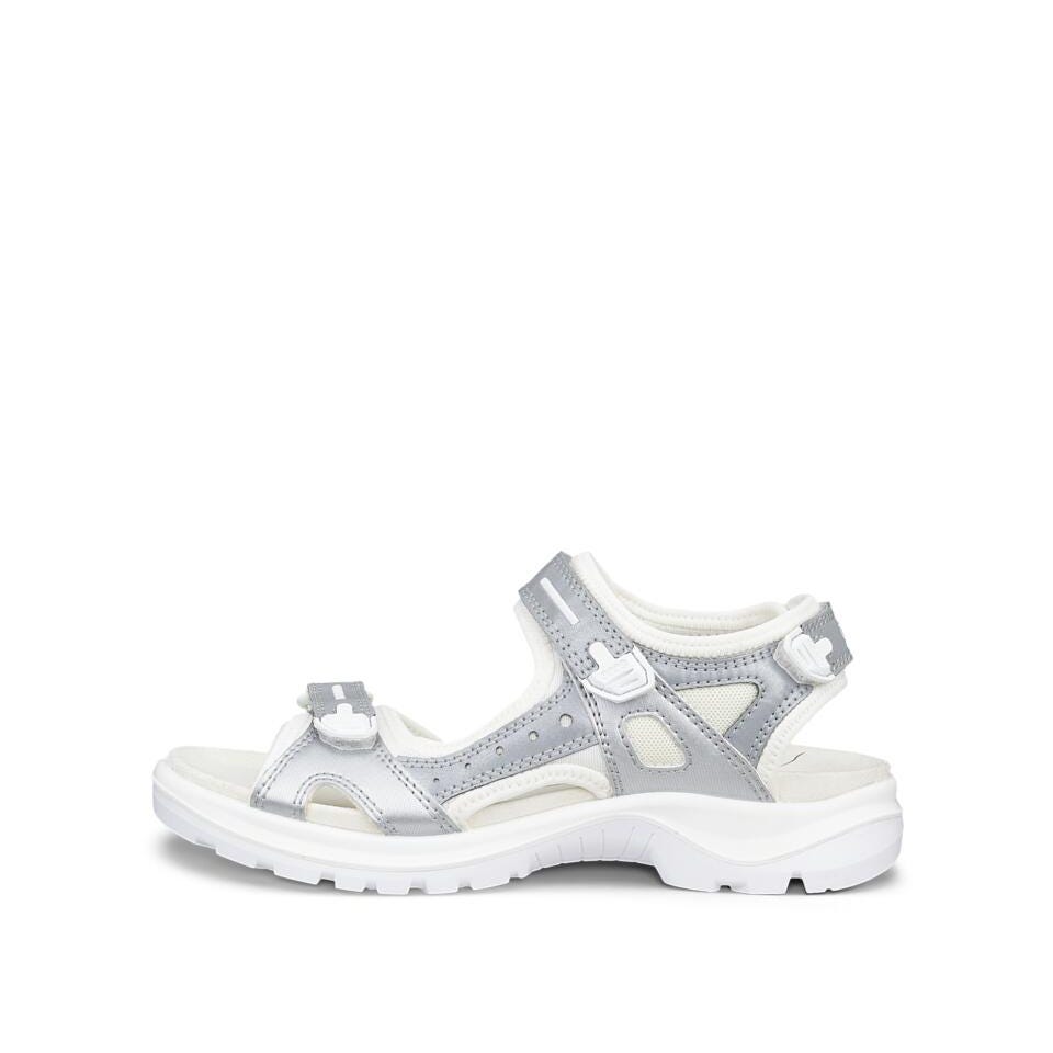 ECCO Offroad Silver Leather Sandals