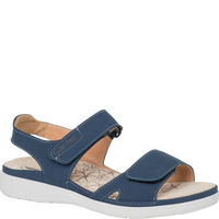 Ganter Gina Sandal Ink Leather Non Slip Wide(G) Fit