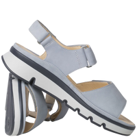 Ganter Gina Sandal Light Blue (Heaven) Leather Wide(G) Fit