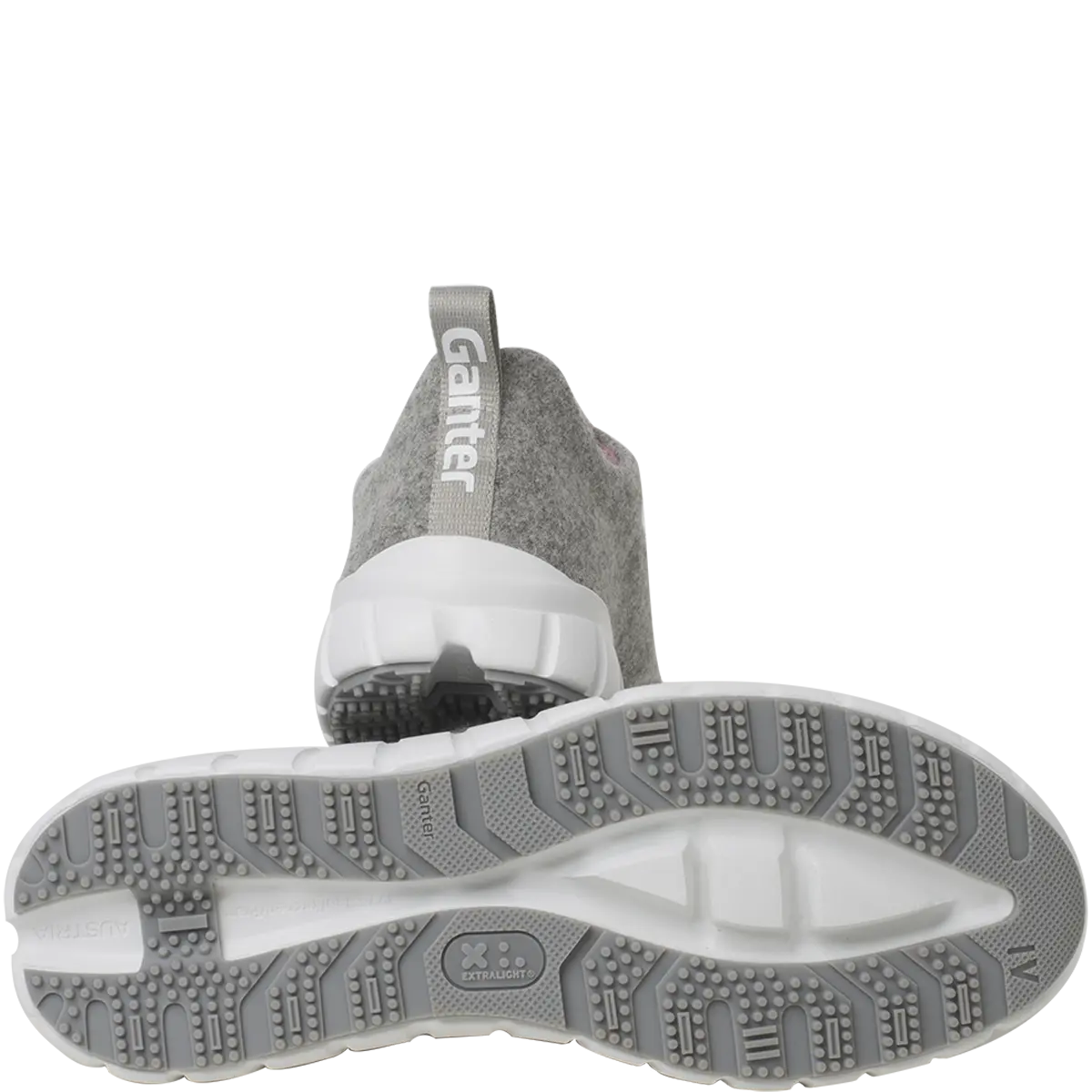 Ganter EVO Laceups Merino Graphite Rose Wide(H) Fit