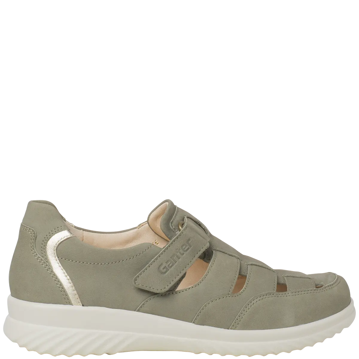 Ganter Heike Slip-on Flat Sage Wide(H) Fit