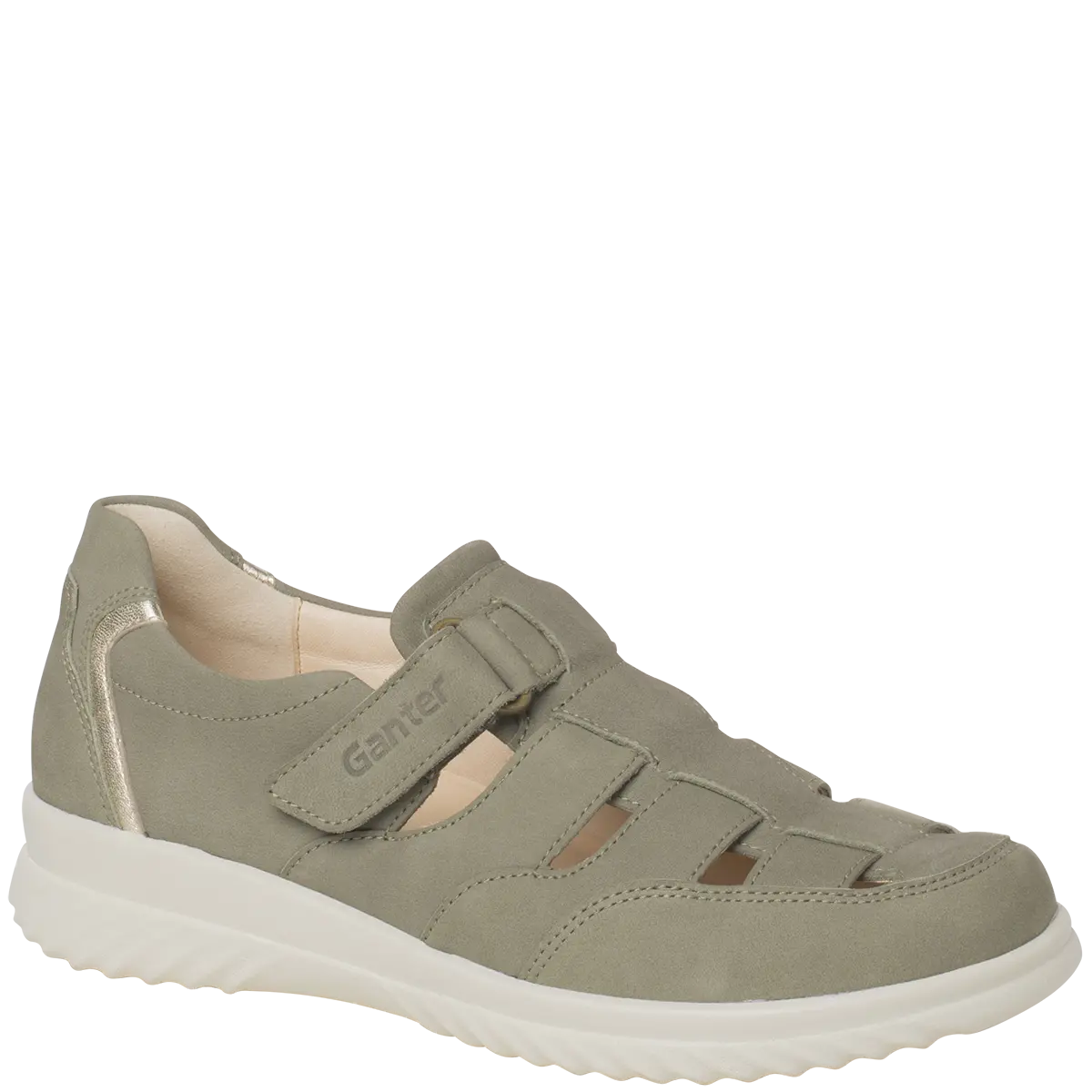 Ganter Heike Slip-on Flat Sage Wide(H) Fit