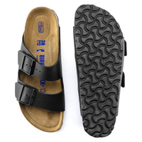 Arizona Sandal Black Soft Bed | Birko-flor Regular