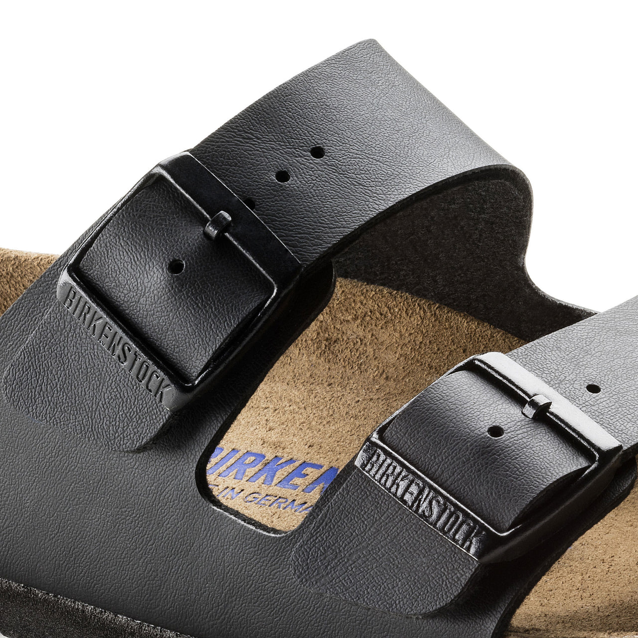 Arizona Sandal Black Soft Bed | Birko-flor Regular