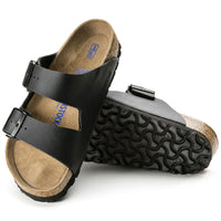 Arizona Sandal Black Soft Bed | Birko-flor Regular