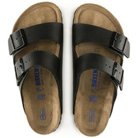 Arizona Sandal Black Soft Bed | Birko-flor Regular